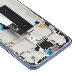Schermo LCD con cornice per Xiaomi Redmi Note 9 Pro 5G - immagine 4