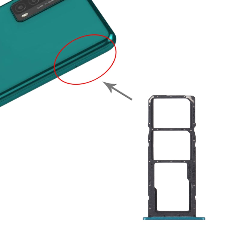 Vassoio SIM e microSD di ricambio per Huawei Y7a - immagine 4
