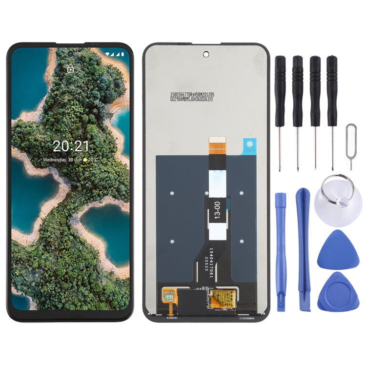 Schermo LCD e digitalizzatore touch per Nokia X20