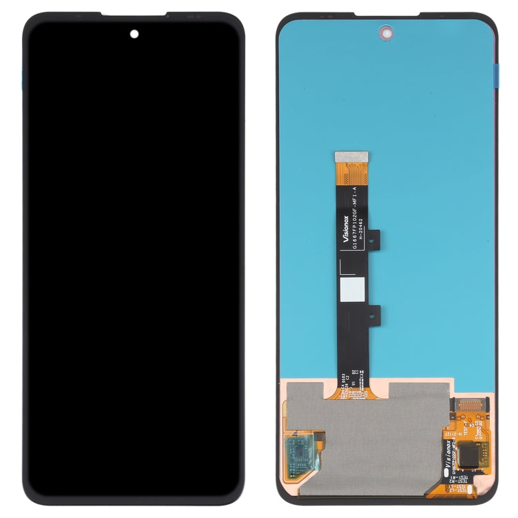 Schermo LCD AMOLED originale per Motorola Edge 20 Fusion/Edge 20 Lite con digitalizzatore assemblaggio completo, For Motorola Edge 20 Fusion/Edge 20 Lite