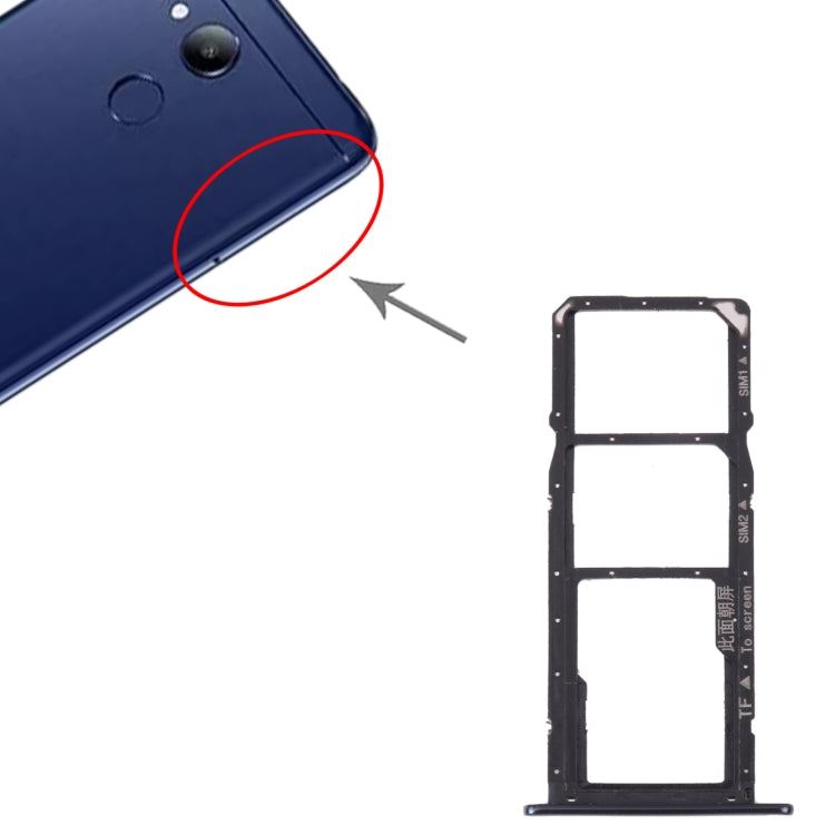 Vassoio SIM e micro SD di ricambio per Honor 7A Pro - immagine 4