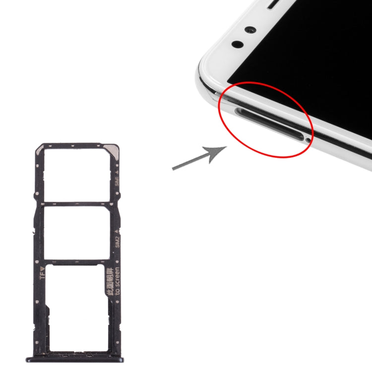 Vassoio SIM e microSD per Huawei Nova 2 Lite e Y7 Prime 2018 - immagine 4