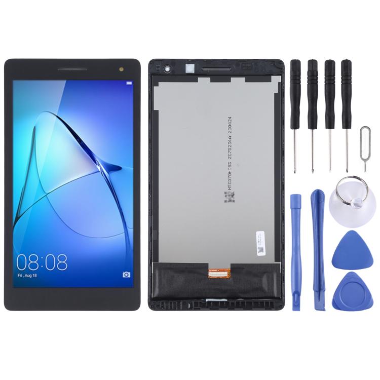Schermo LCD originale e digitalizzatore assemblaggio completo con cornice per Huawei MediaPad T3 7.0 3G BG2-U01, For Huawei MediaPad T3 7 3G