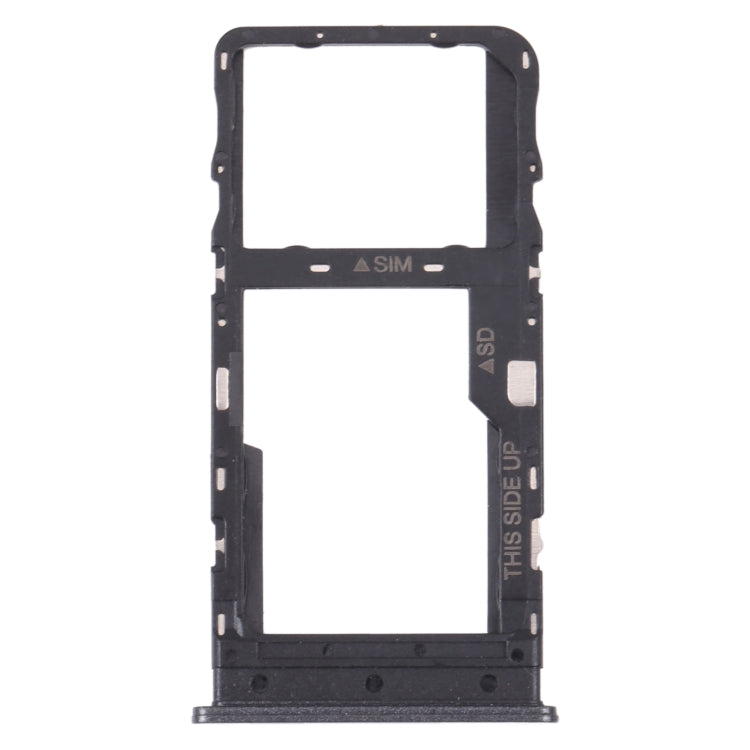 Vassoio SIM e Micro SD ricambio per TCL 10L 10 Lite Silver