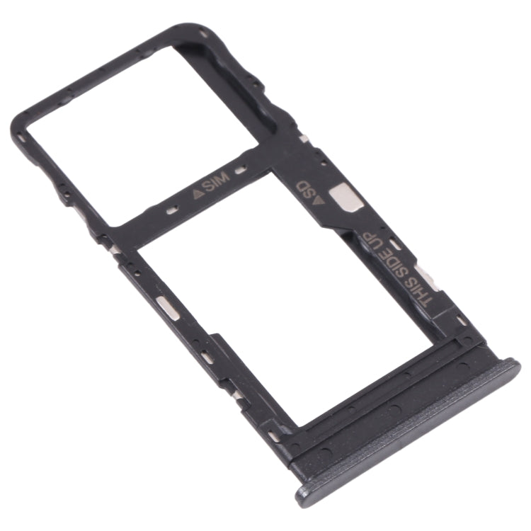 Vassoio SIM e Micro SD ricambio per TCL 10L 10 Lite Silver