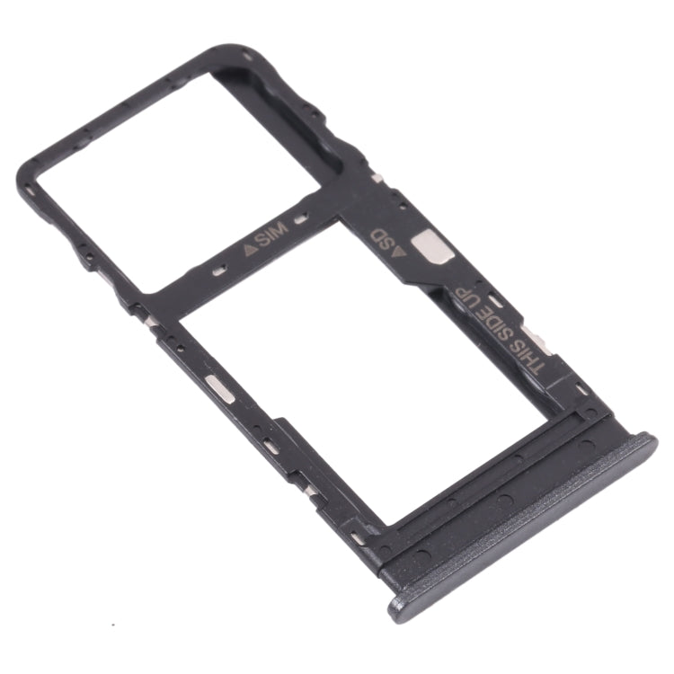 Vassoio SIM e Micro SD ricambio per TCL 10L 10 Lite Silver