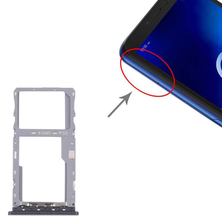 Vassoio scheda SIM e micro SD per T-Mobile REVVL 4+