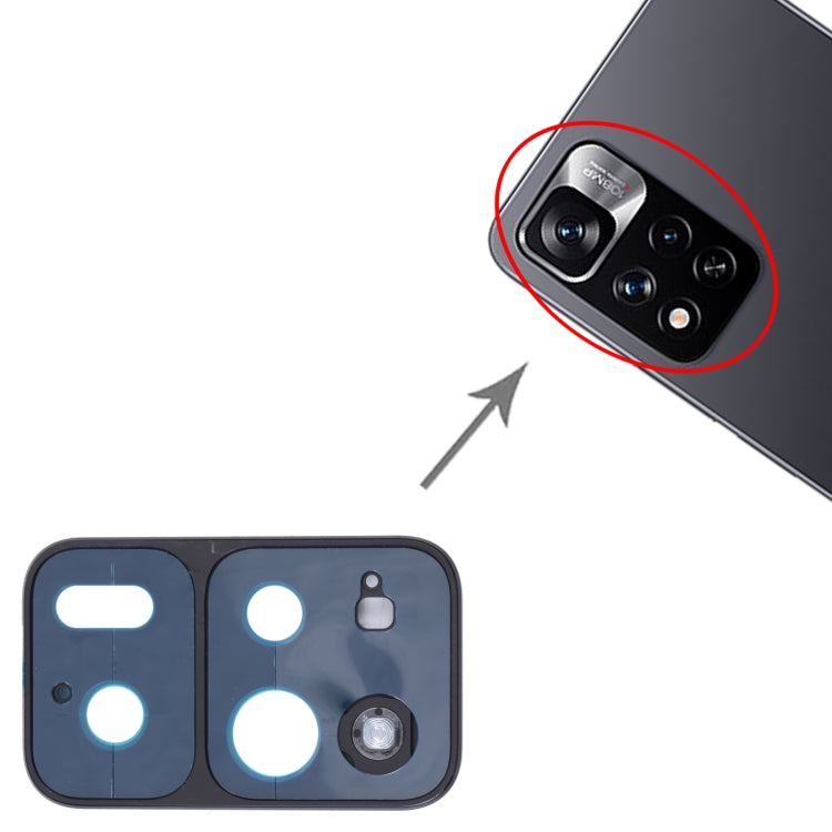 Cornice obiettivo fotocamera posteriore per Xiaomi Redmi Note 11
