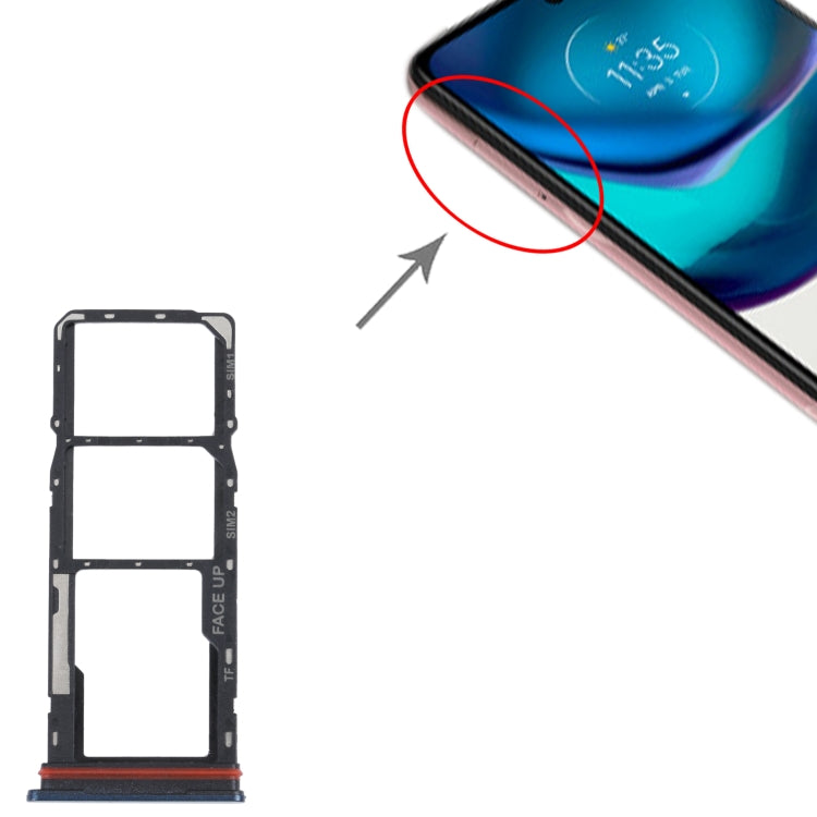 Vassoio scheda SIM e micro SD per Motorola Moto G42