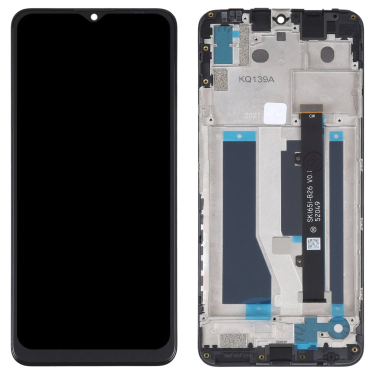 Schermo LCD completo con cornice per ZTE Blade A71 A7030 2021