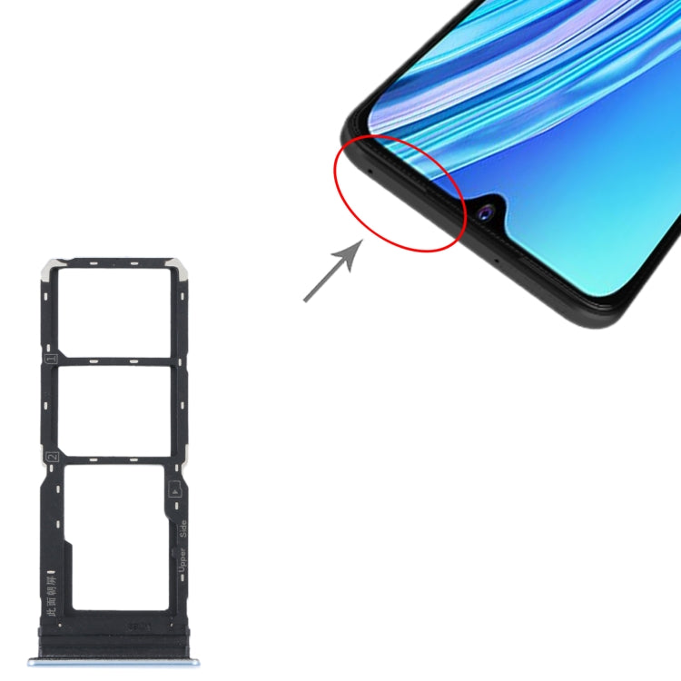 Vassoio scheda SIM e micro SD per Vivo Y21 2021