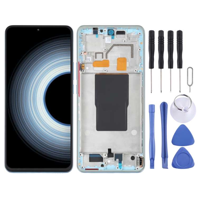Display AMOLED originale con touch e telaio per Xiaomi 12T e Redmi K50 Ultra - immagine 5