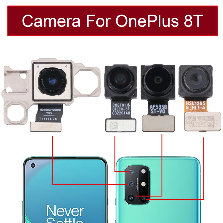Ricambio fotocamera posteriore OnePlus 8T bianco nero