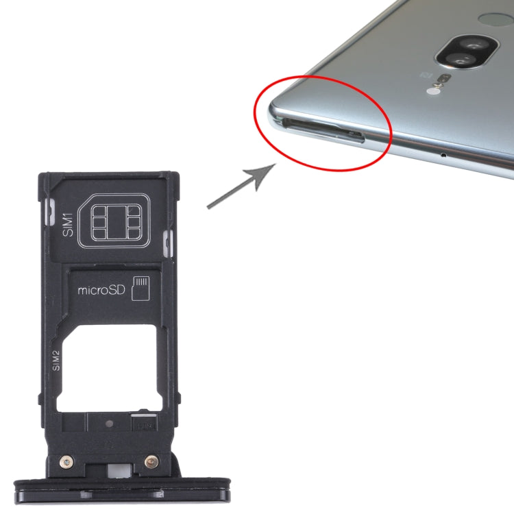 Vassoio scheda SIM originale per Sony Xperia XZ2 Premium