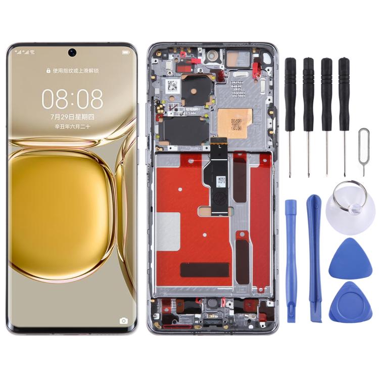 Schermo LCD originale Huawei P50 Pro e Mate 50 Pro con cornice