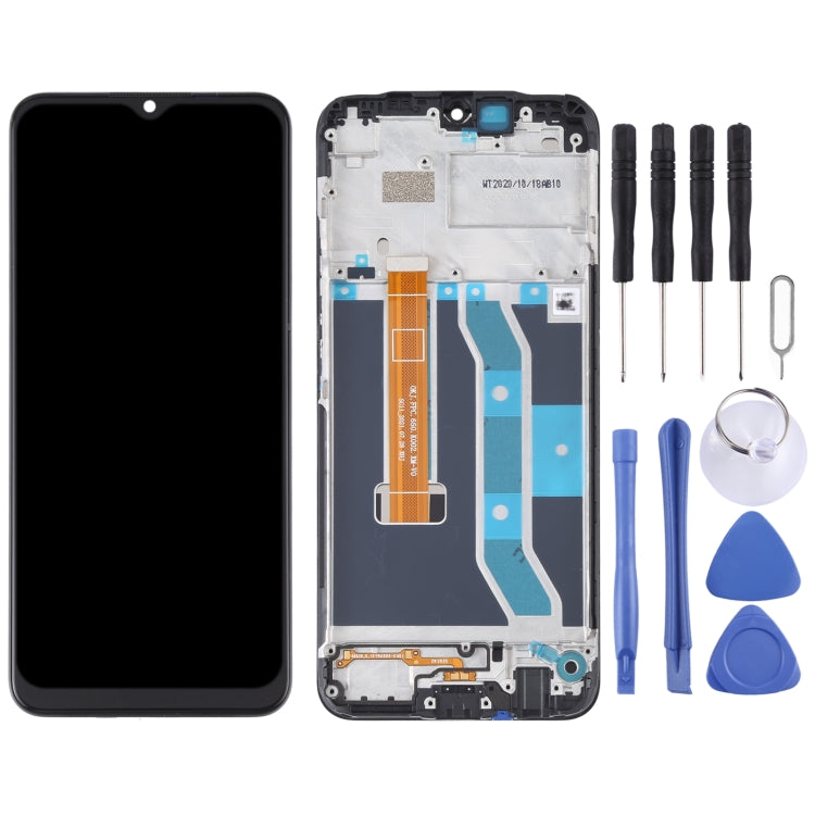 Schermo LCD e digitalizzatore con cornice per OPPO Realme C15