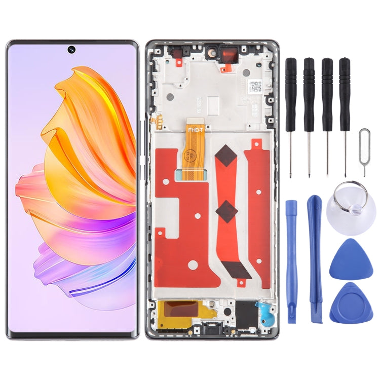 Display LCD con digitalizzatore e cornice per Honor 80 SE