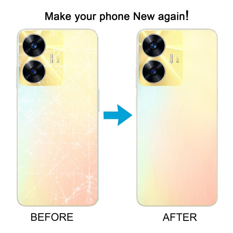 Cover posteriore originale con copriobiettivo per Realme C55