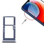 Vassoio scheda SIM e Micro SD per Motorola Moto G Play 2021