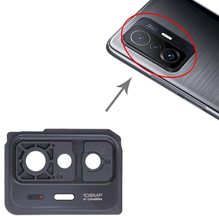 Cornice ricambio obiettivo fotocamera posteriore per Xiaomi 11T