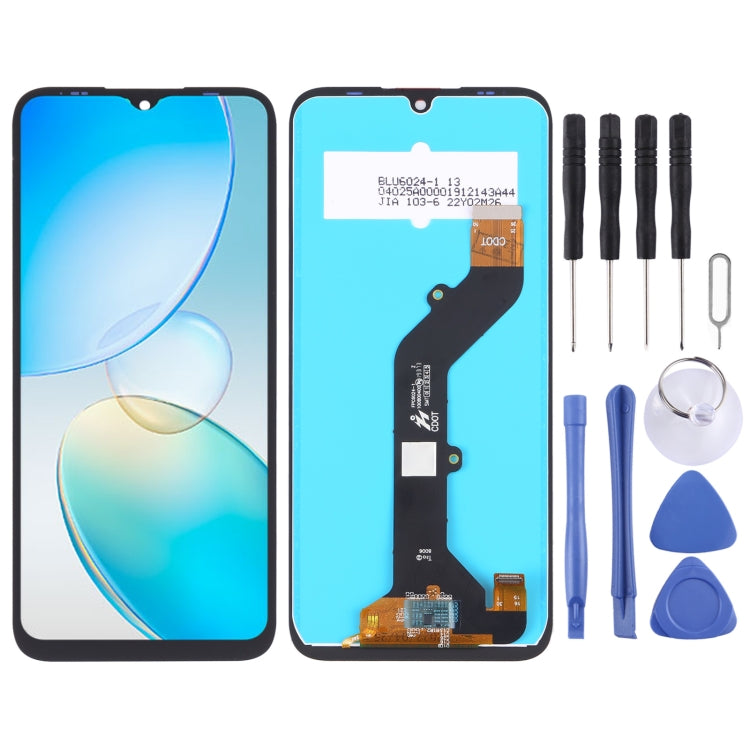 Display LCD con digitalizzatore touch per Infinix Hot 20i