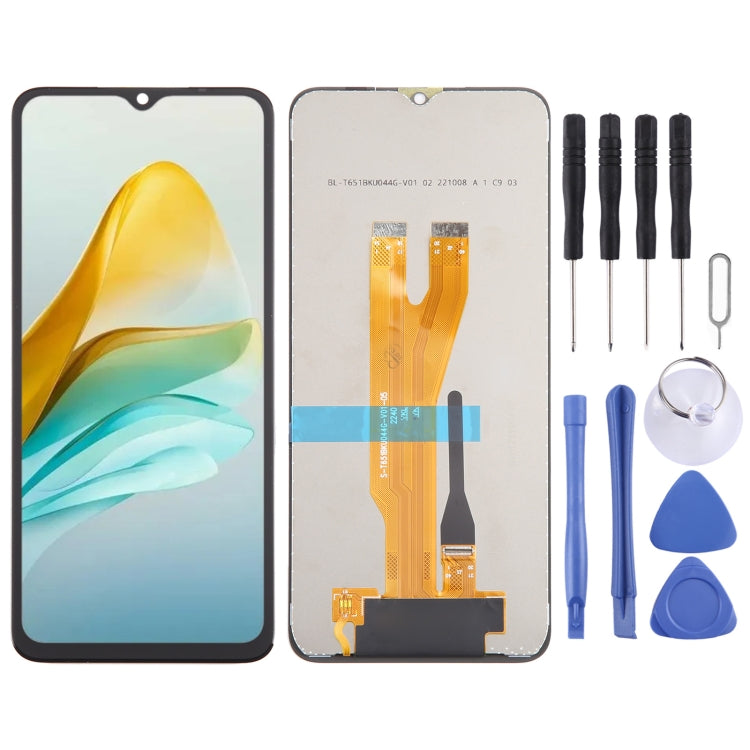 Display LCD con digitalizzatore touch per ZTE Blade A53