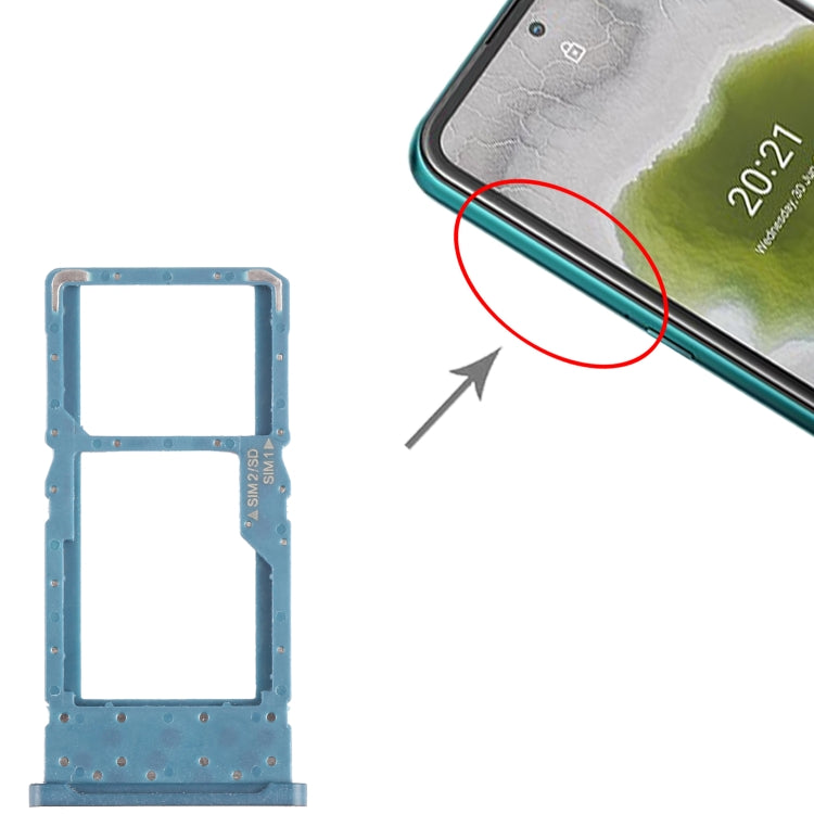 Vassoio SIM e MicroSD originale per Nokia X10 - immagine 4