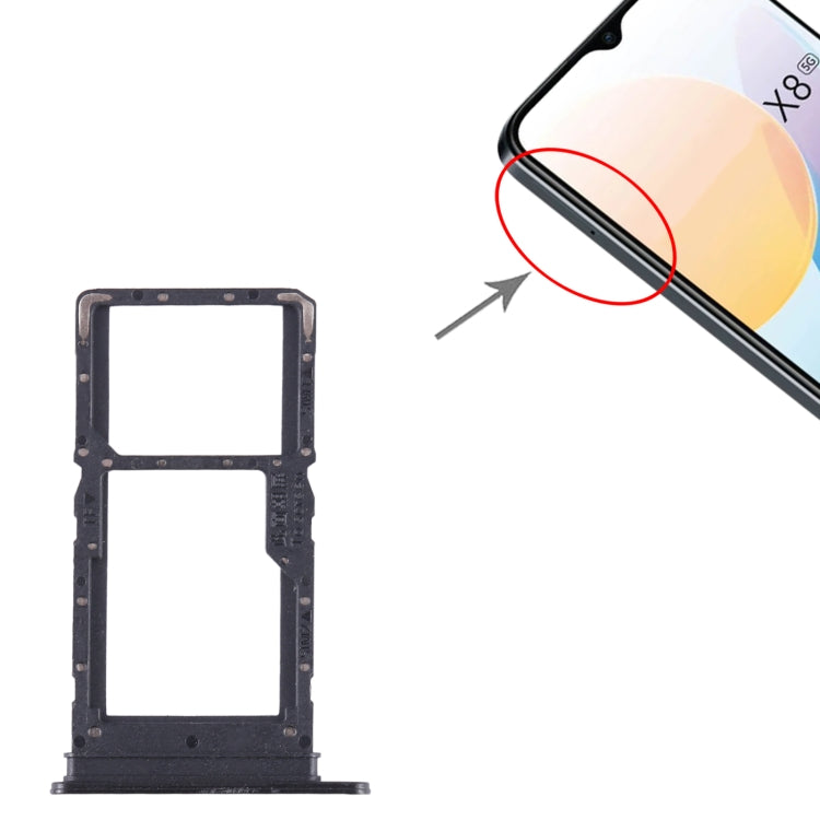 Vassoio SIM e Micro SD per Honor X8 5G, ricambio in 5 colori - immagine 4