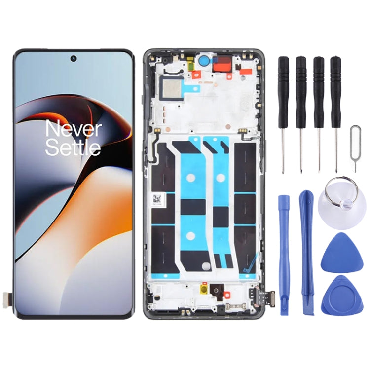 Display LCD con touch e cornice per OnePlus Ace 2