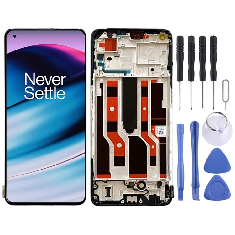 Schermo LCD con touch e cornice per OnePlus Nord N20 5G