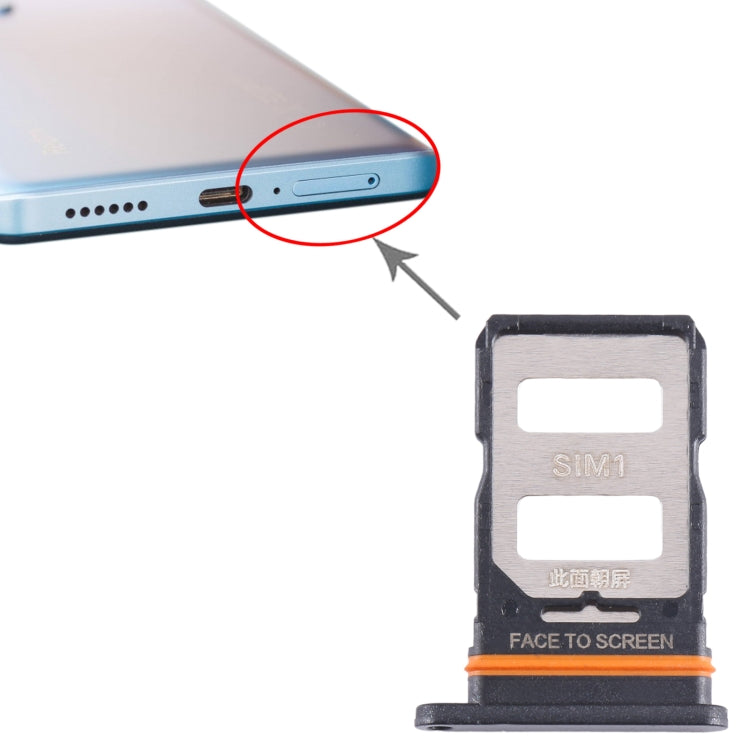 Vassoio SIM di ricambio per Xiaomi Redmi Note 12 Pro+ 5G - immagine 4