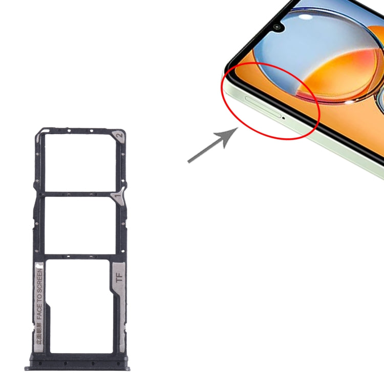 Vassoio SIM e microSD di ricambio per Xiaomi Poco C65 - immagine 4