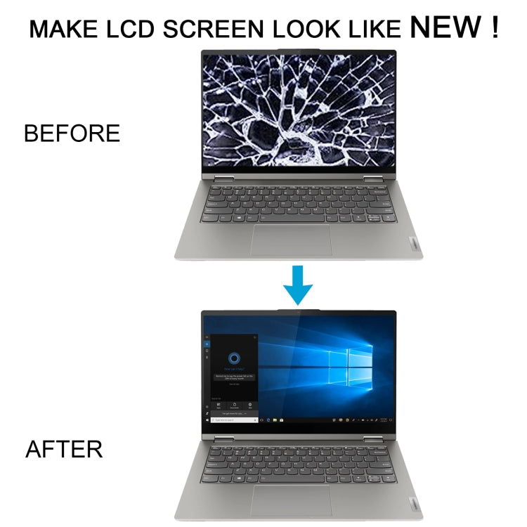 Display LCD touch con cornice per Lenovo Yoga 14cITL 2021 - immagine 6