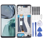 Schermo LCD con touch e cornice per Motorola Moto G62 India