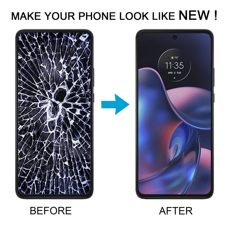 Schermo LCD con digitalizzatore e cornice per Motorola Edge 2022 - immagine 6