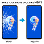 Lente vetro esterna schermo per ASUS ZenFone 9 con adesivo OCA