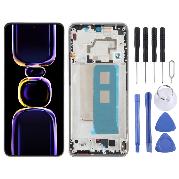 Digitalizzatore AMOLED con cornice per Xiaomi Poco F5 Pro