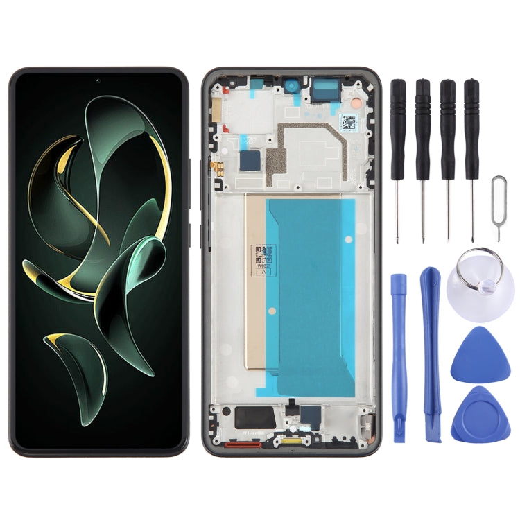 Schermo AMOLED originale con cornice per Xiaomi Redmi K60 Ultra