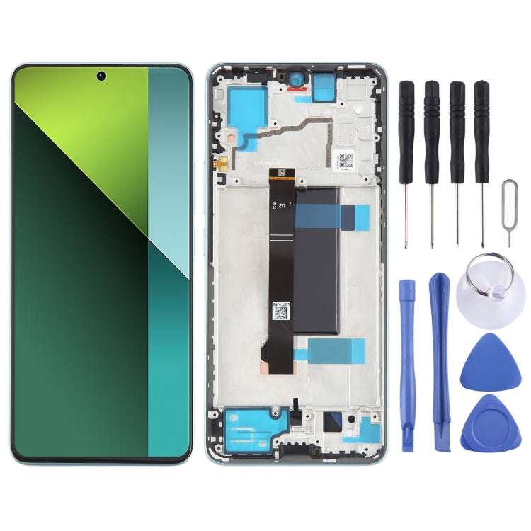 Schermo AMOLED con digitalizzatore e telaio per Xiaomi Redmi Note