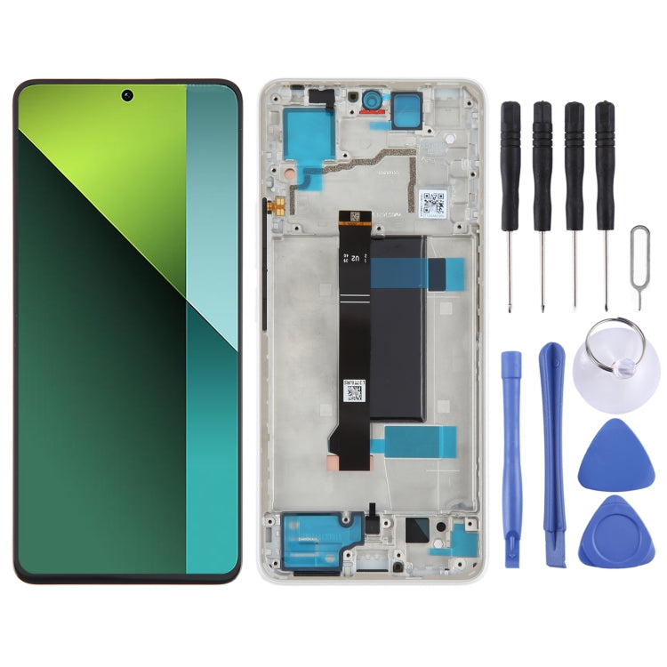 Schermo AMOLED con digitalizzatore e telaio per Xiaomi Redmi Note