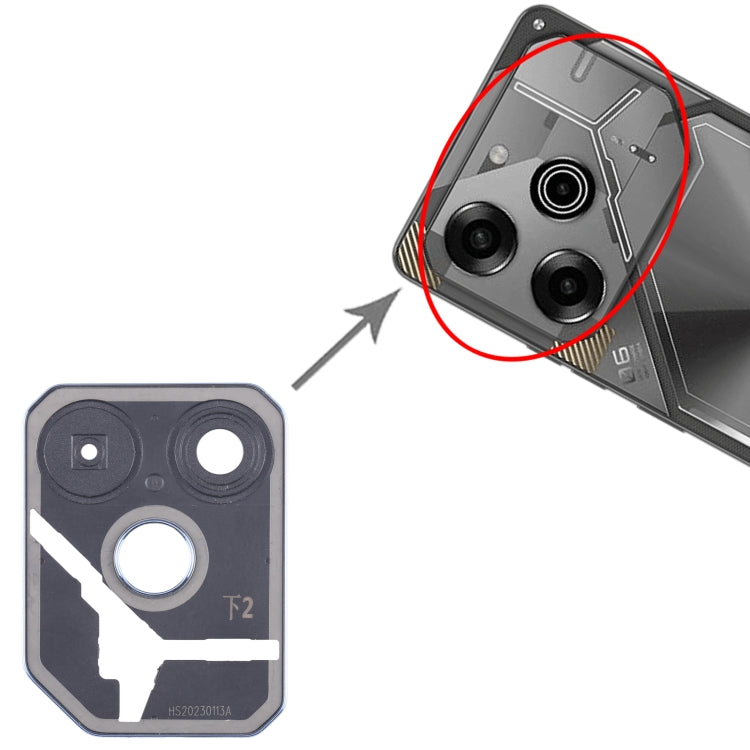 Telaio fotocamera posteriore originale per Tecno Pova 6 Pro