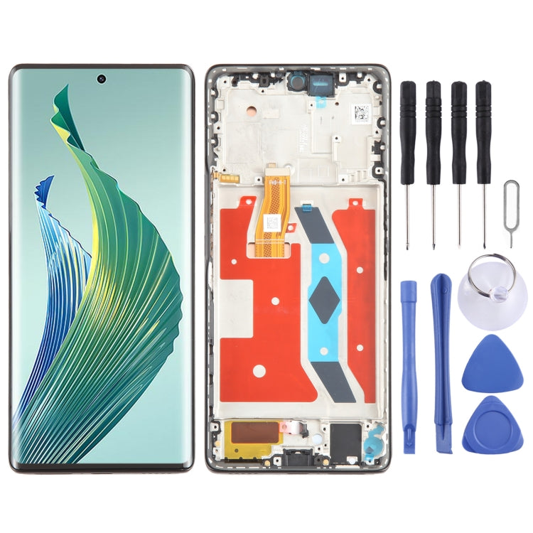 Display LCD con digitalizzatore e cornice per Honor Magic5 Lite