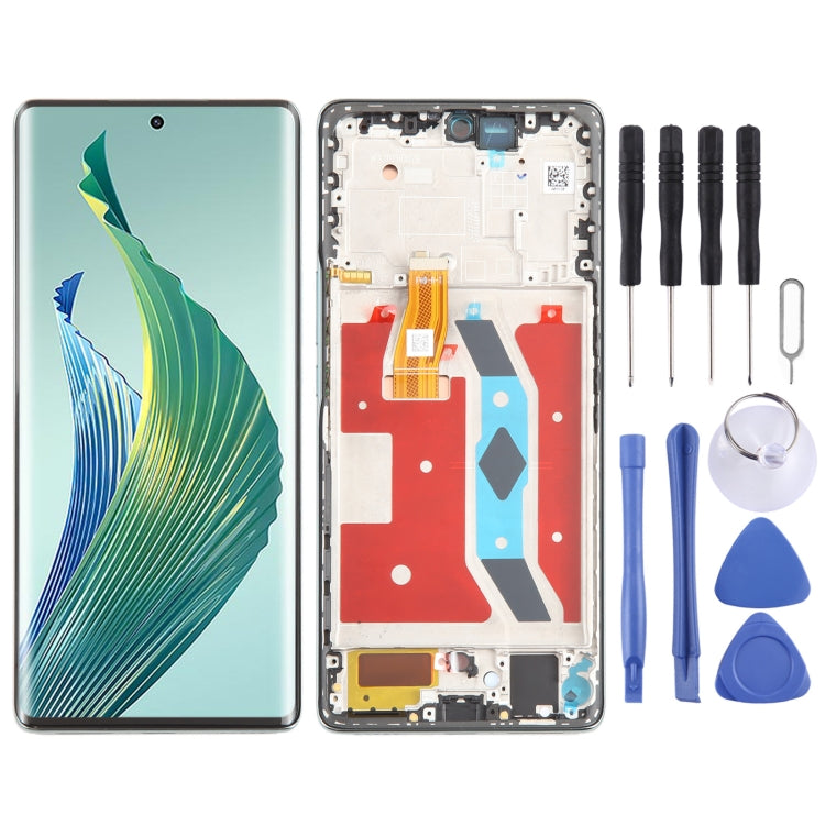 Display LCD con digitalizzatore e cornice per Honor Magic5 Lite - immagine 6