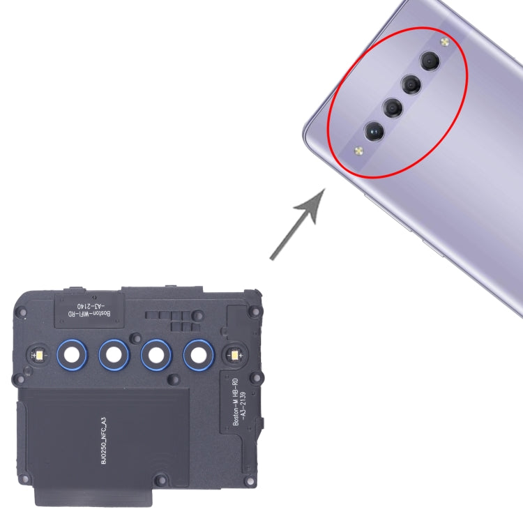 Copriobiettivo fotocamera per TCL 10 Plus originale