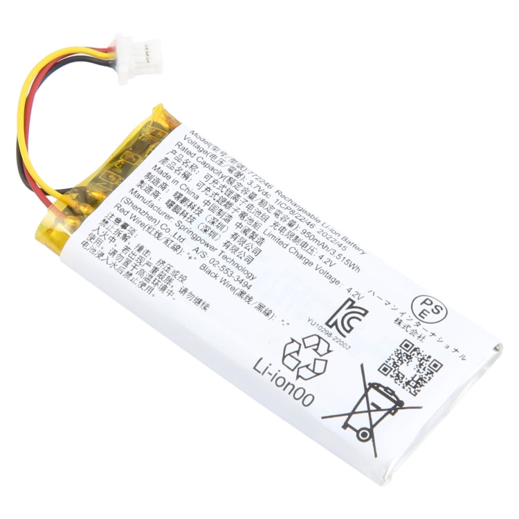 Batteria 950mAh per altoparlante auricolare Bluetooth Sony
