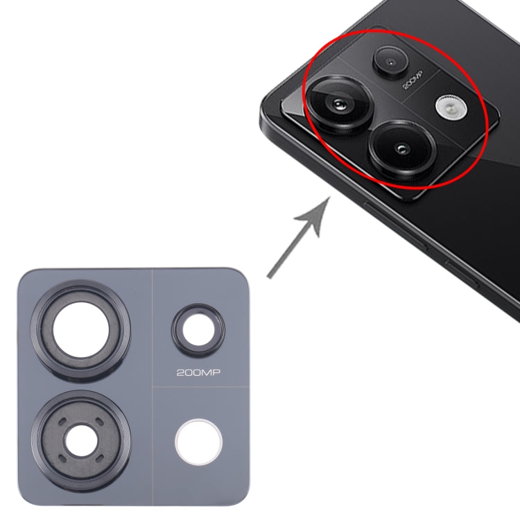 Telaio obiettivo fotocamera posteriore per Xiaomi Redmi Note 13 P