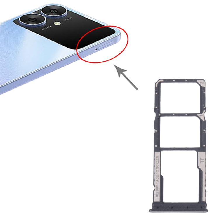Vassoio scheda SIM e Micro SD per Xiaomi Redmi 13R