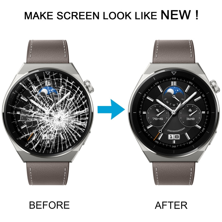 Lente vetro esterno Huawei Watch GT 3 Pro 42mm con adesivo OCA