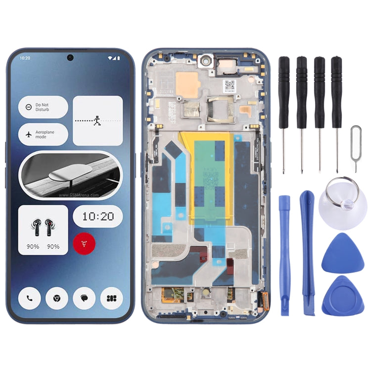Schermo AMOLED LCD originale con telaio per Nothing Phone 2A A142