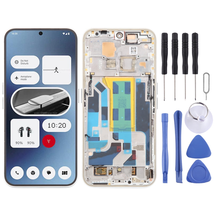 Schermo AMOLED LCD originale con telaio per Nothing Phone 2A A142